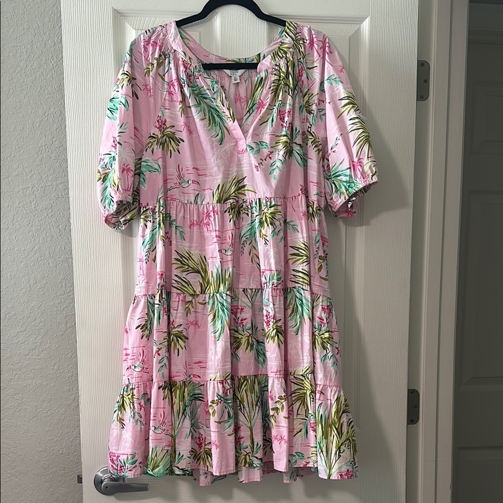 Crown & Ivy Pink Floral Dress